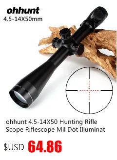Ohhunt Guardian 4-14X44 SF Охотничья винтовка 30 мм Труба боковая Parallax тактические оптические прицелы с крышкой KillFlash и кольцами для крепления