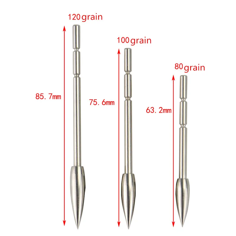 20 шт. наконечники наконечников стрелок для стрельбы из лука точка вставки 80/100/120