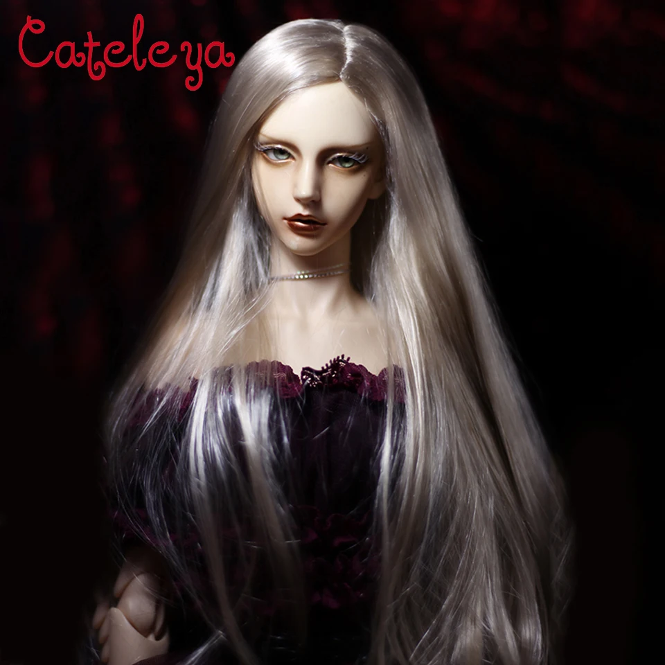 Cataleya bjd 1/3 женский Королевский старшая сестра имеет реальный стиль, слегка вьющиеся прямые волосы, мохеровый парик, чай и золото