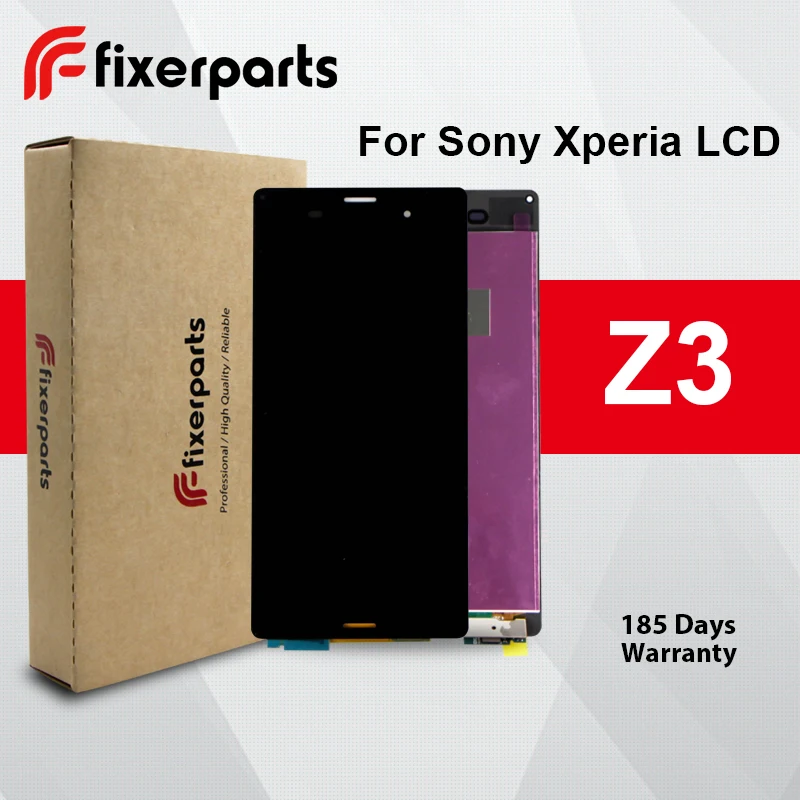 Для Sony Xperia Z3 ЖК-дисплей натуральная Дисплей с Сенсорный экран D6603 d6633 d6653 l55t сборки