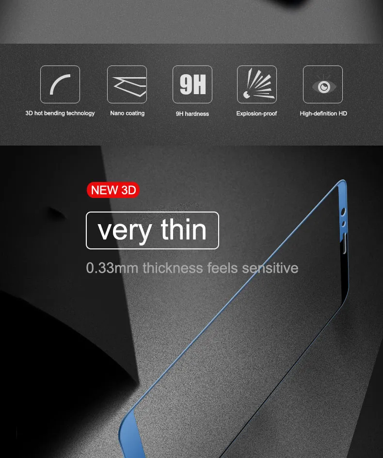 3D полное покрытие из закаленного стекла для huawei P smart Honor 9 Lite 8 10 Lite V9 Play V10 8 9 10 Защитная стеклянная пленка для экрана