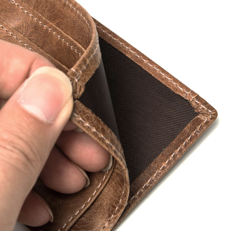 МVА Новое Прибытие Банк Кредитная Карта Держатель для Мужчин Подлинной кожа