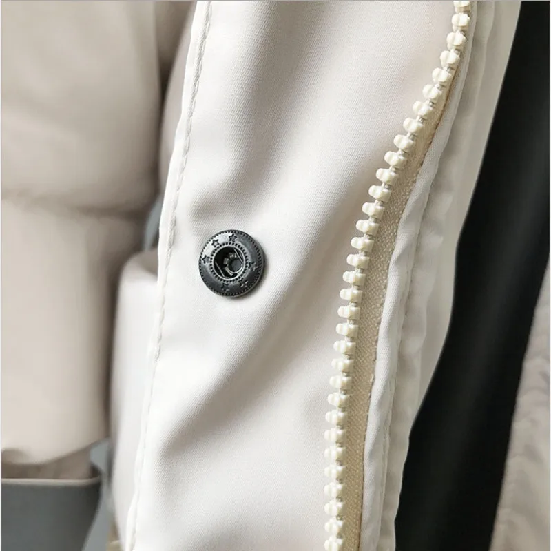 Новинка 2018 женская зимняя парка средней длины свободная Теплая стеганая куртка