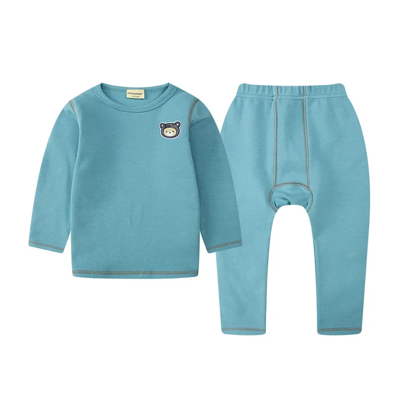 Christmas Kids Thermal Underwear Boys Set Girls Warm Sports Fleece Underwears Suit Skin Long Johns | Детская одежда и обувь