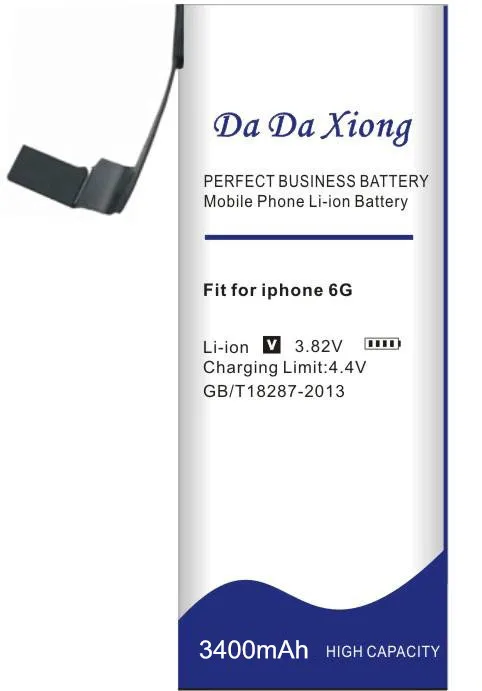Оригинальный аккумулятор Da Xiong 3400 мАч для iPhone 6 6G с инструментами ремонта и