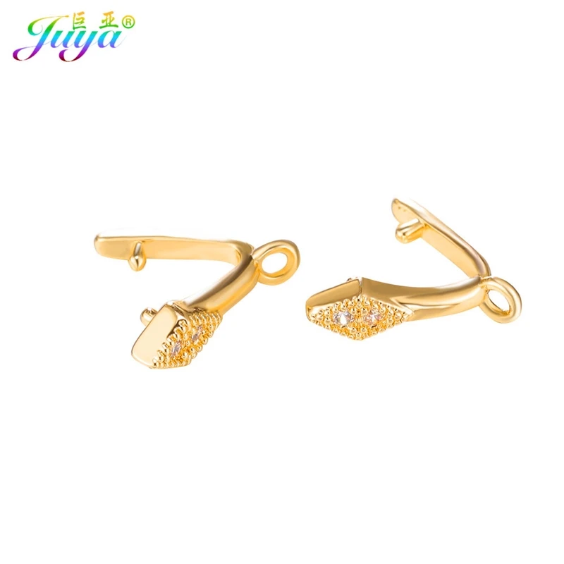 Gold Сделай Сам, серьги, ювелирное изделие, зажим, зажим, серьги, крючок, аксессуары для женщин, Стразы ручной работы, Агатовые серьги, ювелирное изготовление - Цвет: Gold