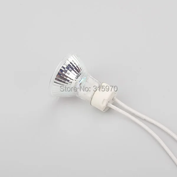 20 шт./лот MR16 MR11 G4 G6.35 Гнездо Светодиодный патрон галогенной лампы базы Керамика провода 15 см разъем