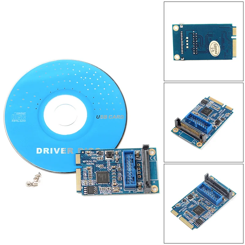 ПК мини PCI Express 19Pin 19 P USB 3.0 гнездо + SATA питание материнской платы расширения адаптер