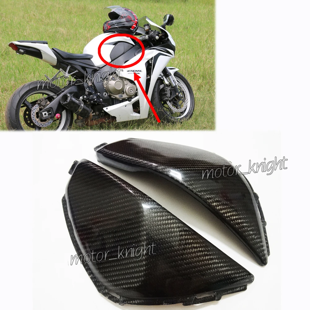 

For 2008 2009 2010 2011 Honda CBR1000RR 100% Carbon Fiber Gas Tank Side Panel Cover Fairing