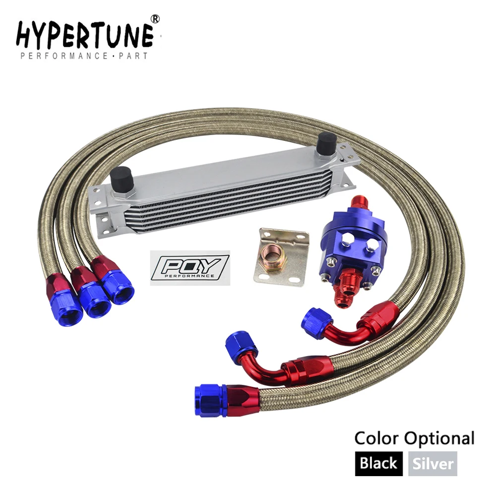 

Hypertune-Универсальный 7-рядный комплект масляного радиатора AN10 для двигателя TRANSMISS + перемещение фильтра с наклейкой PQY и коробкой