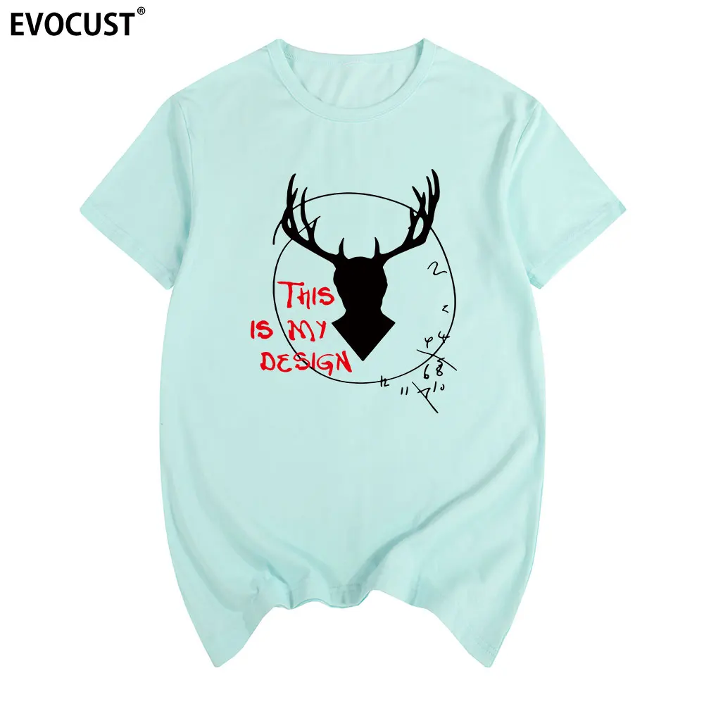 Футболка Hannibal This My Design Хлопковая мужская футболка новая женская модная