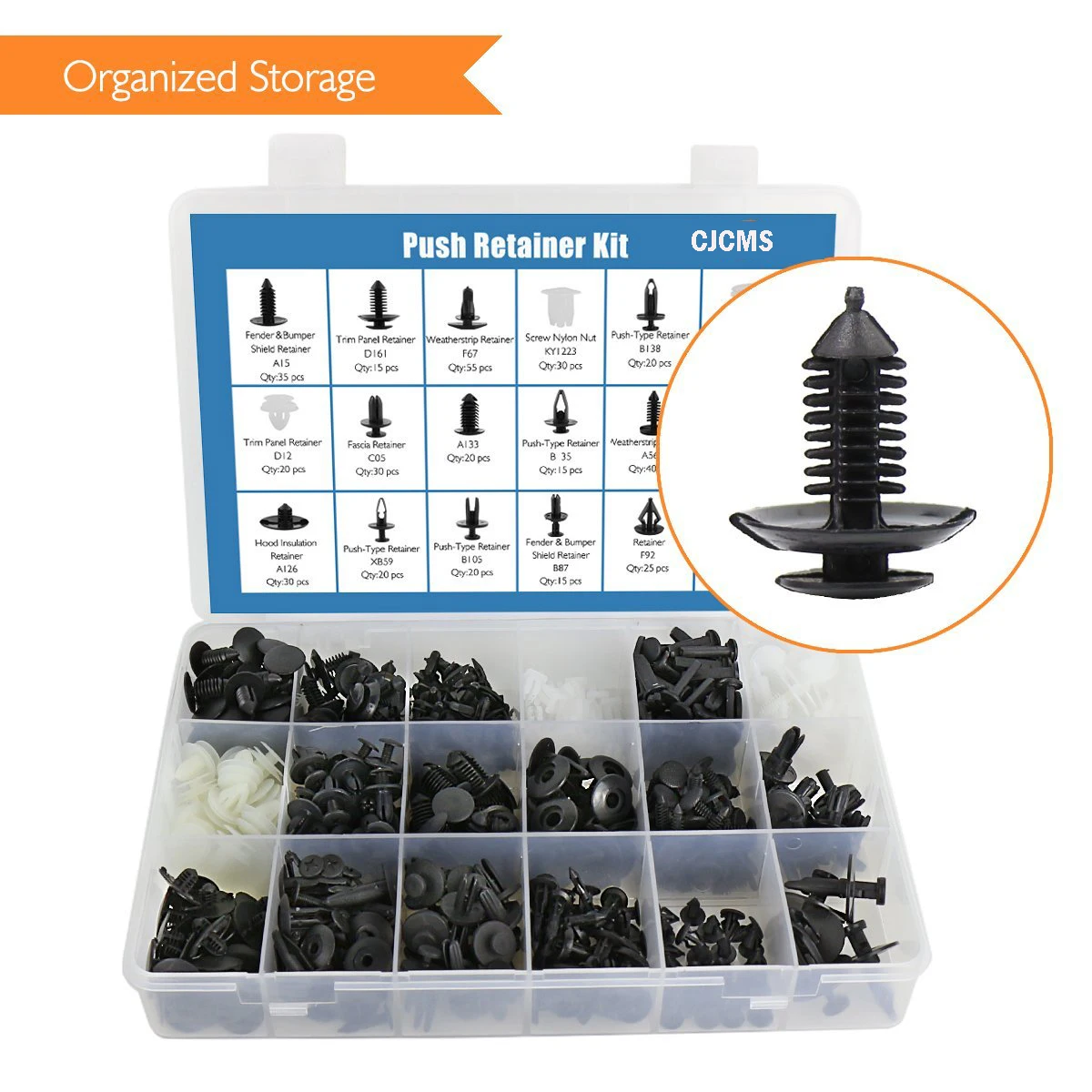 415 шт. автомобильные зажимы для бампера пластиковые заклепки хранения чехлов Mazda