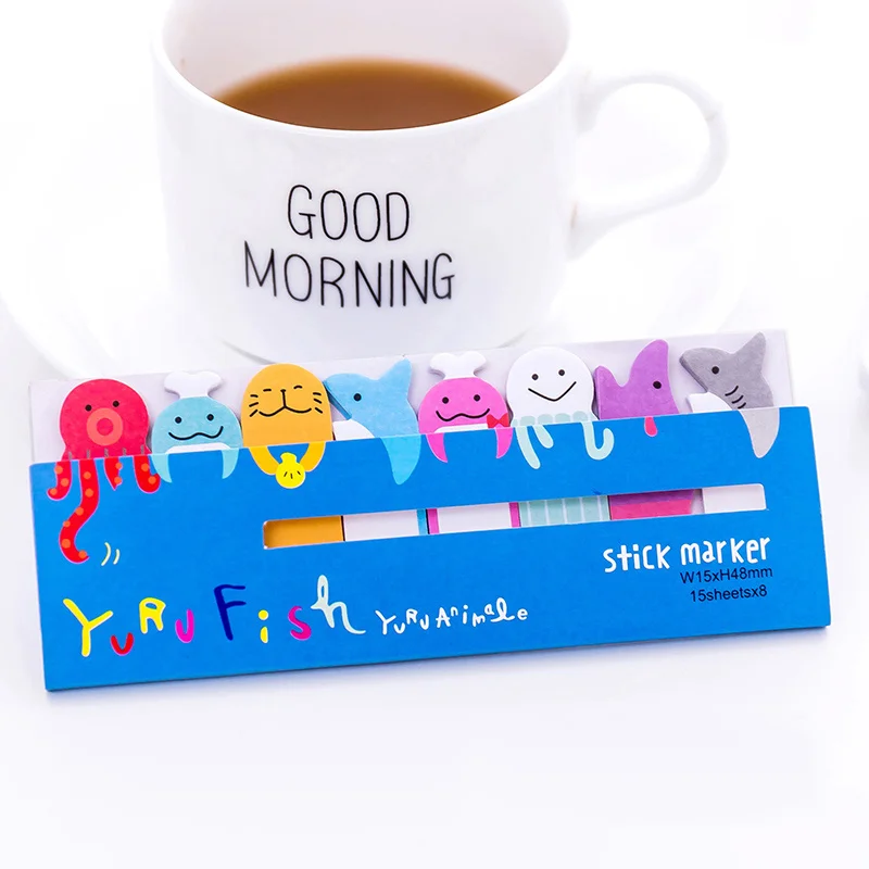 CXZY cat kitti rilakkuma sticky note kawaii index Блокнот записная книжка наклейка для планировщика пост милый лист канцелярские товары Корея 3B822 - Цвет: E