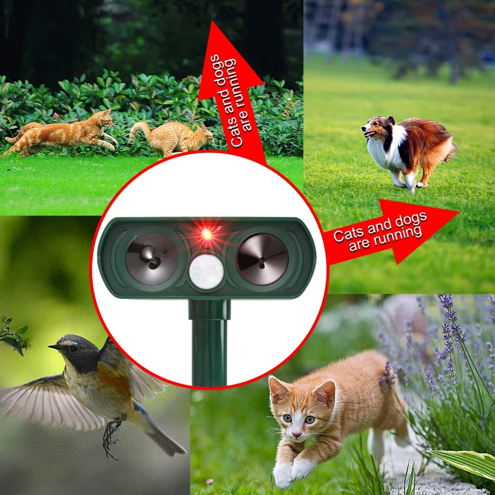 Отпугиватель животных ультразвуковой отпугиватель Мощность Chaser репелленты двор