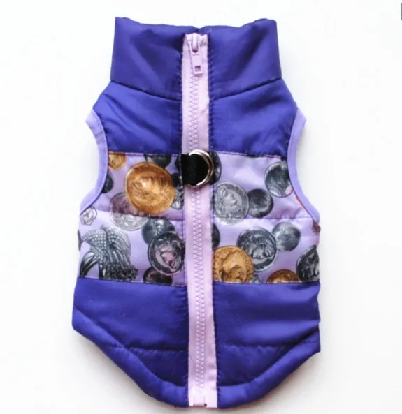 Warm Dog Clothes Windproof Pet Coat Jacket Puppy Padded Vest Clothing Winter Supplie | Дом и сад