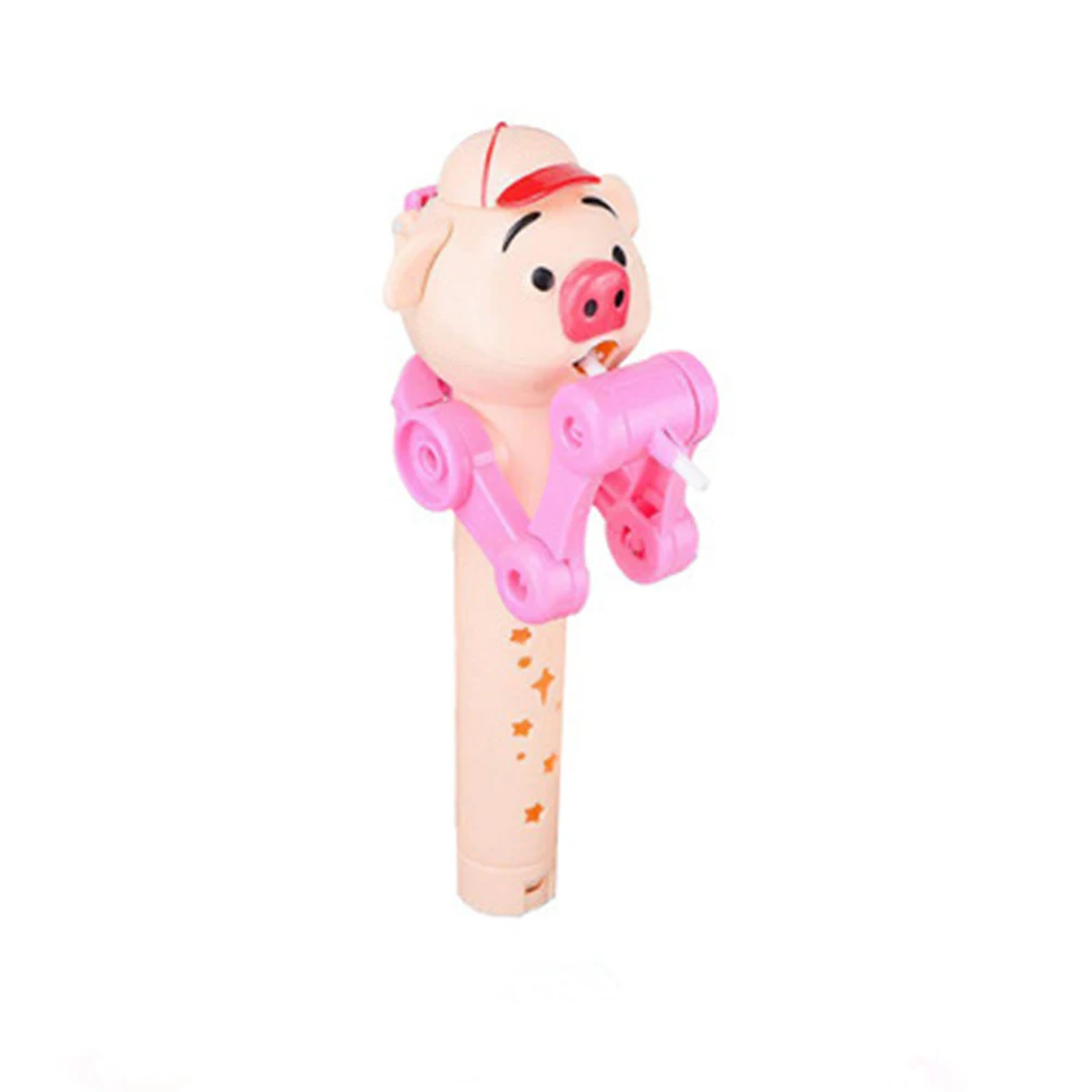 Pink Pig Детские забавные Робот Игрушки на палочке Новинка кляп подарки антистресс Juguetes дропшиппинг антистресс облегчение игрушка для детей мальчики девочки - Цвет: Pink Pig
