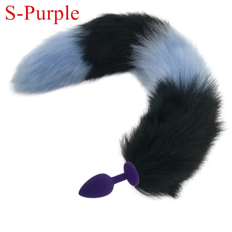 Анальная пробка с лисьим хвостом 3 размера на выбор хвост анальные секс игрушки для женщин Анальный
