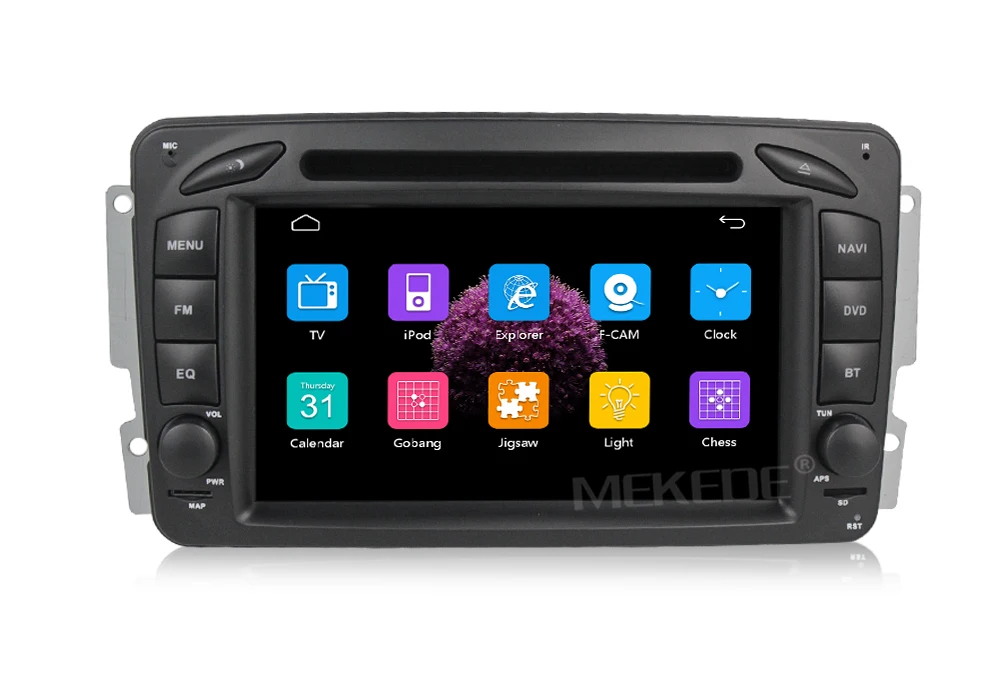 2DIN автомобильный Радио Стерео dvd-плеер для Benz W203 W208 W209 W210 W463 Vito Viano с gps BT USB SD RDS мультимедиа