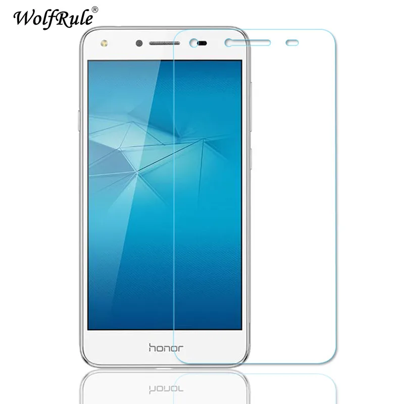 WolfRule 2 piezas de vidrio Huawei Y5 II Pantalla de vidrio templado para Huawei Y5 II vidrio Huawei Y5 2 Y5II pel&iacute;cula de pantalla antiara&ntilde;azos cun-L01-1