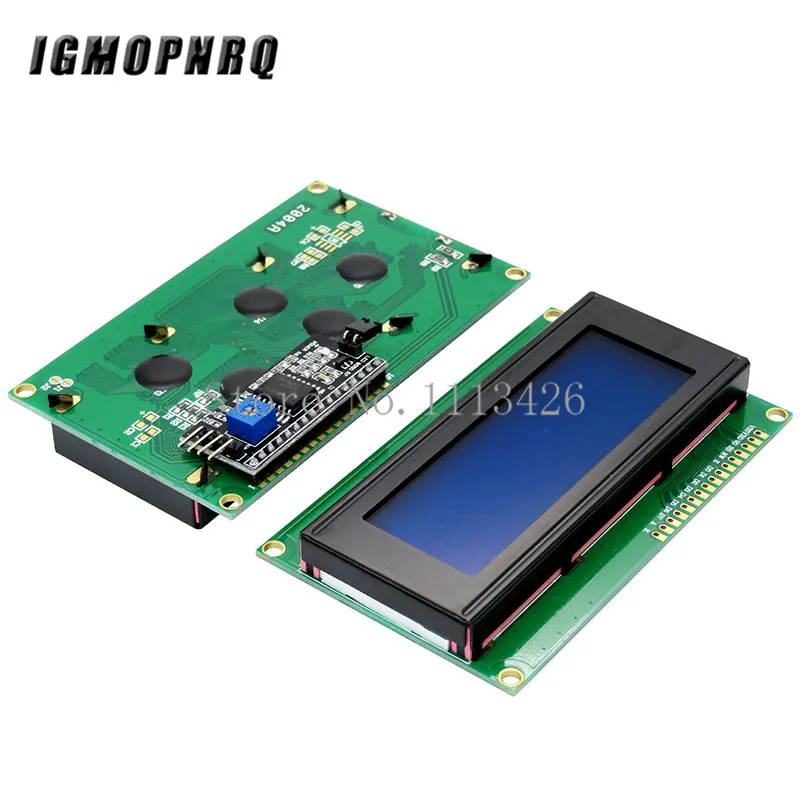 

10pcs LCD Display Monitor LCD2004 2004 20X4 5V Character Blue Backlight Screen And IIC I2C