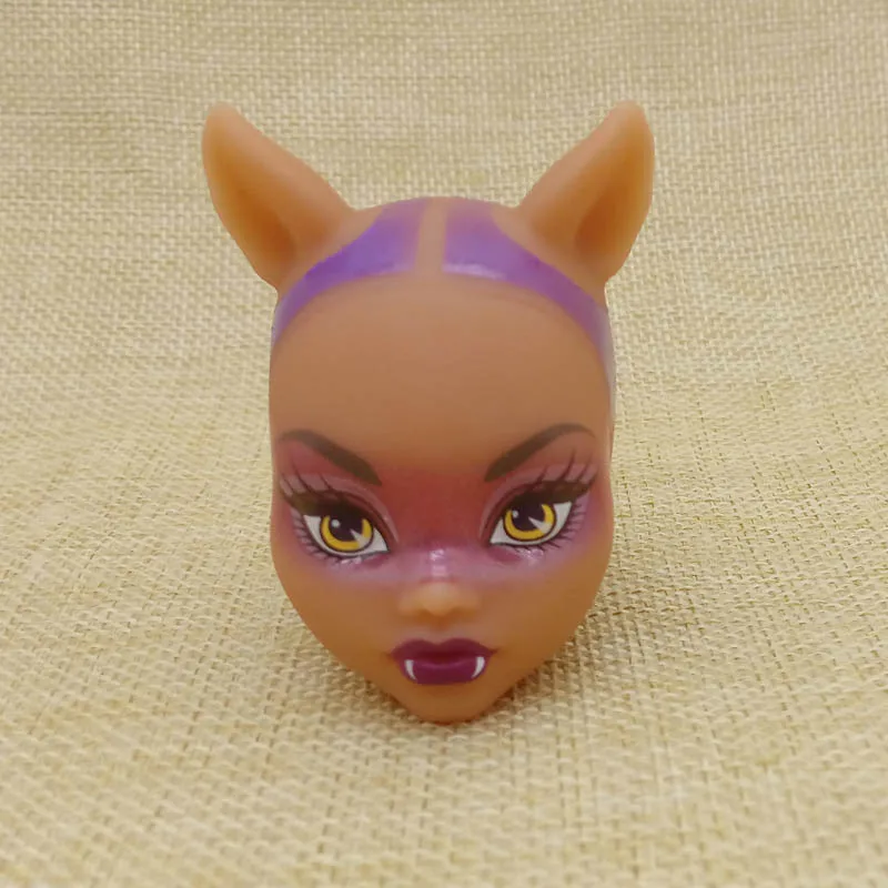 4 Мягкая кукла DIY голова для куклы Monster High BJD кукла практичная Монстр демон головы без волос куклы аксессуары детские игрушки - Цвет: 4