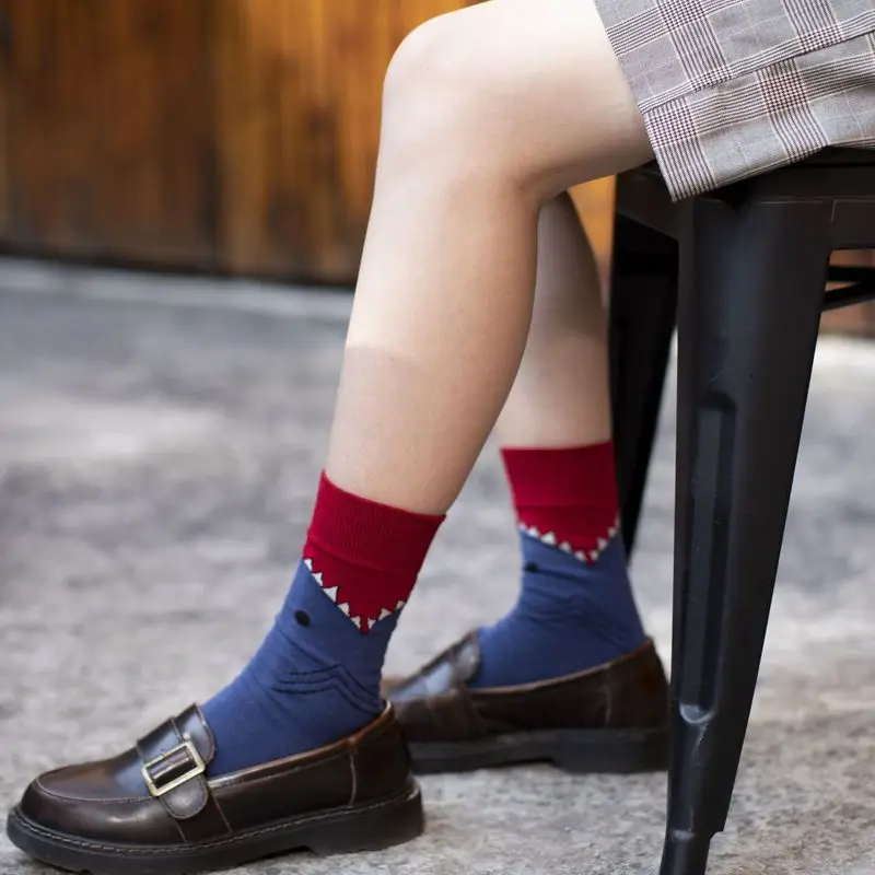 2019 парные носки полосатый океан молодежи Акула обувь для мужчин и женщин обычный