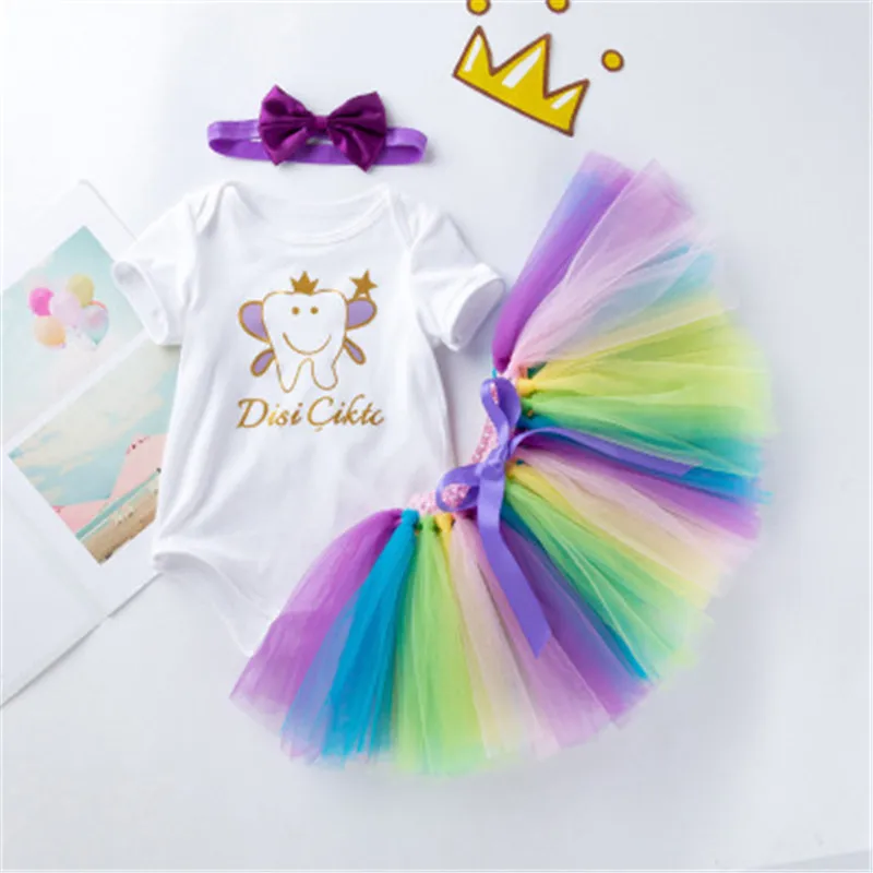 NPK 20 23 дюймов радуга цвет сетка футболка платье для Bebes Кукла Reborn 50 см/55 см