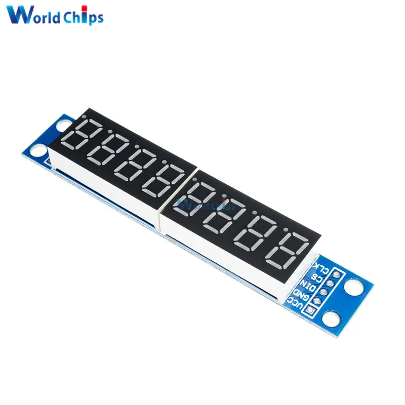 MAX7219 LED Dot Matrix 8 Digit Digital Tube Display Control Module For Arduino 3.3V 5V Microcontroller Serial Driver 7 segment|module 5v|max7219 dot