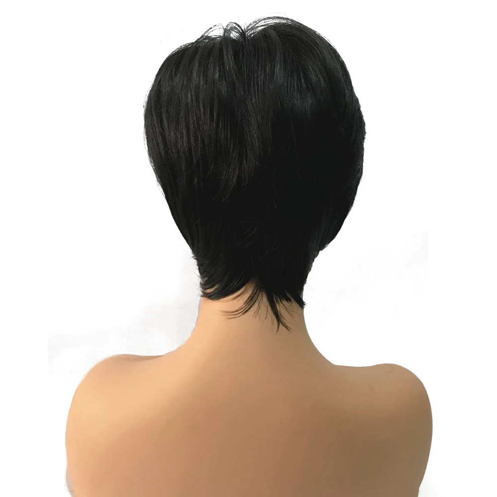StrongBeauty женский синтетический парик короткий стриженый пепельный коричневый/отбеливатель блонд выделенный/балаяж волосы натуральные парики