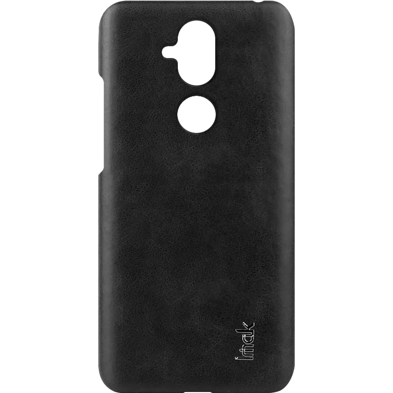 Black IMAK Ruiyi серия Роскошный кожаный чехол из искусственной кожи для Nokia 8,1X7 7,1 Plus жесткий чехол из поликарбоната для NOKIA 8,1X7 высококачественный чехол s - Цвет: Black