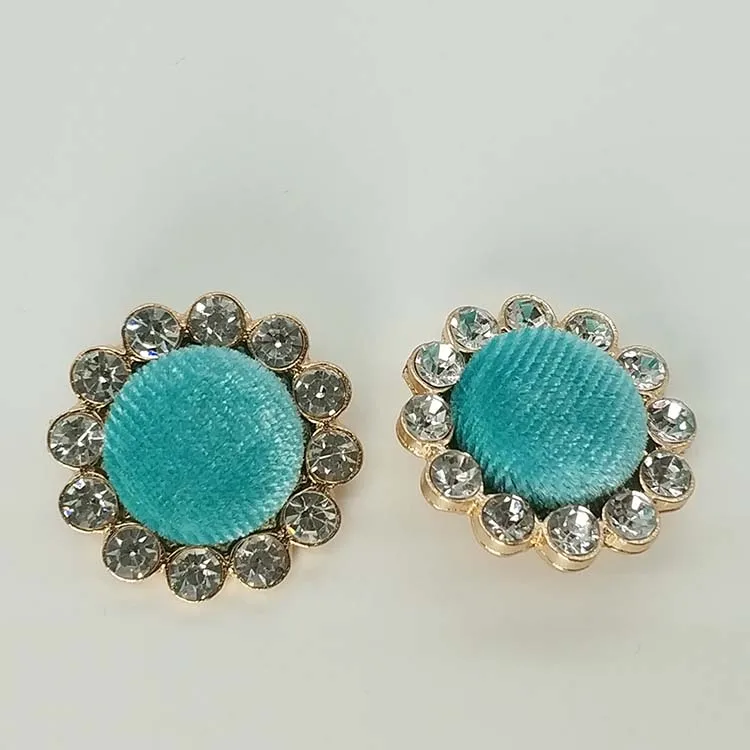 DIY Высокое качество bling-bling большой 3D подсолнухи бисером круглая кнопка пальто размер кнопки: 25 мм