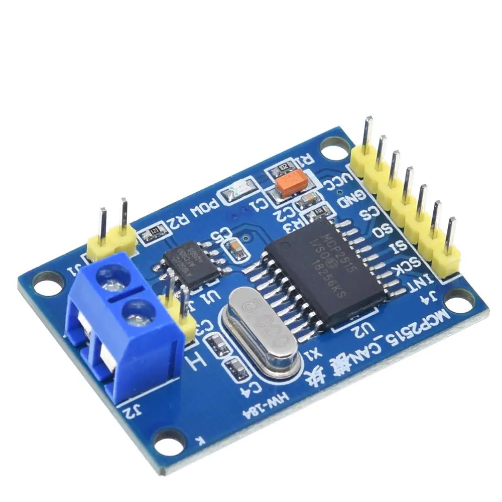 Шэньян 1 шт. MCP2515 подключению CAN шины зарядная Модульная плата TJA1050 приемник SPI для