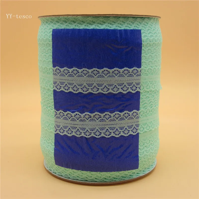 Оптовая продажа 2000 ярдов/рулон кружево лента тесьма 45 мм широкая отделка DIY