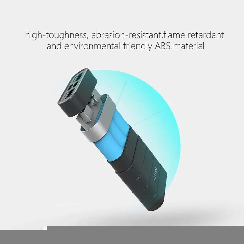 ARUN 7500 мАч Внешний аккумулятор PoverBank 2 USB power Bank портативное зарядное устройство для мобильного телефона для Xiaomi Mi iphone XS