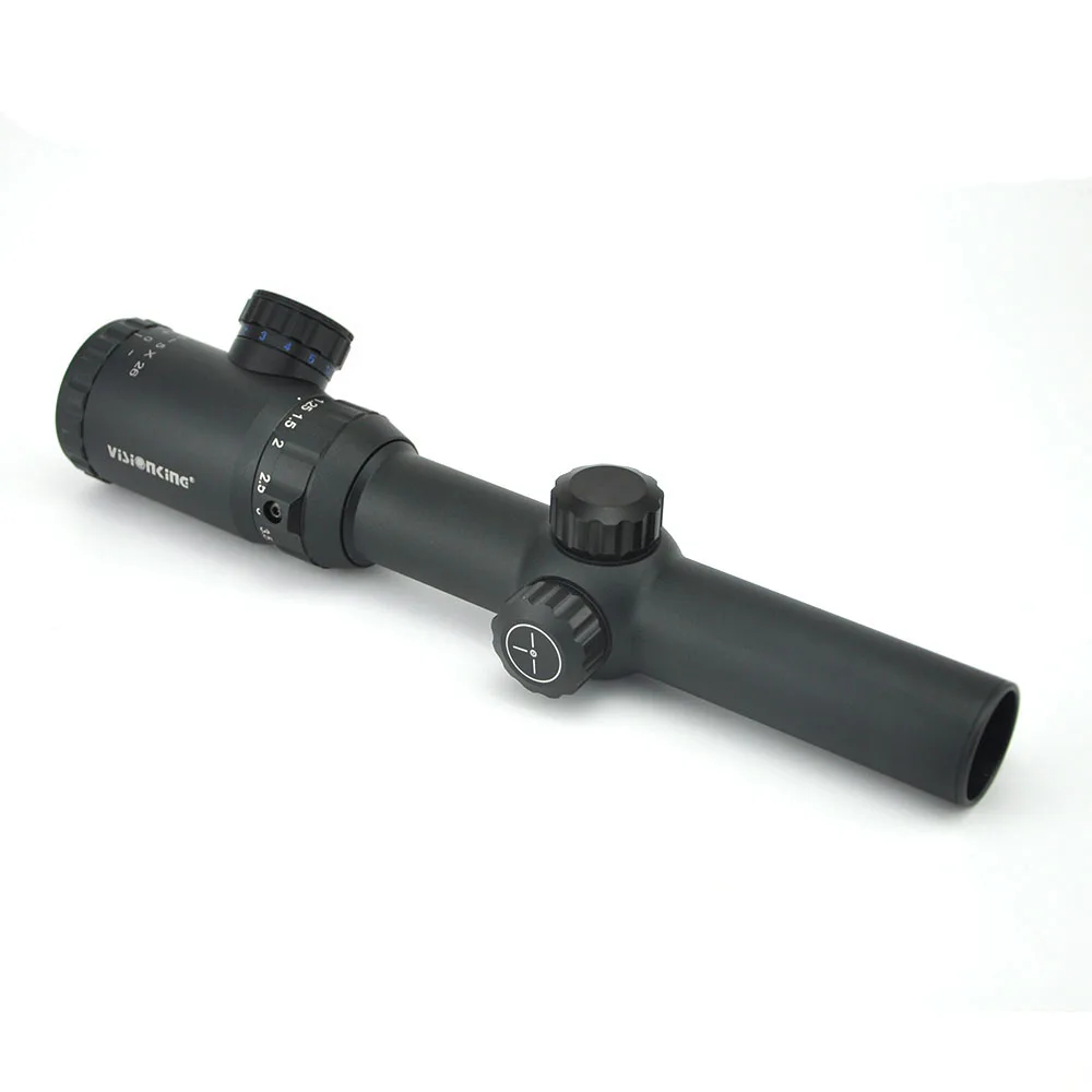 Visionking 1,25-5x26 прицелы Охота Long Range 30mm трубки трех-контактный ar15 Aim Оптический Прицел Снайпера область с сотовым. 223