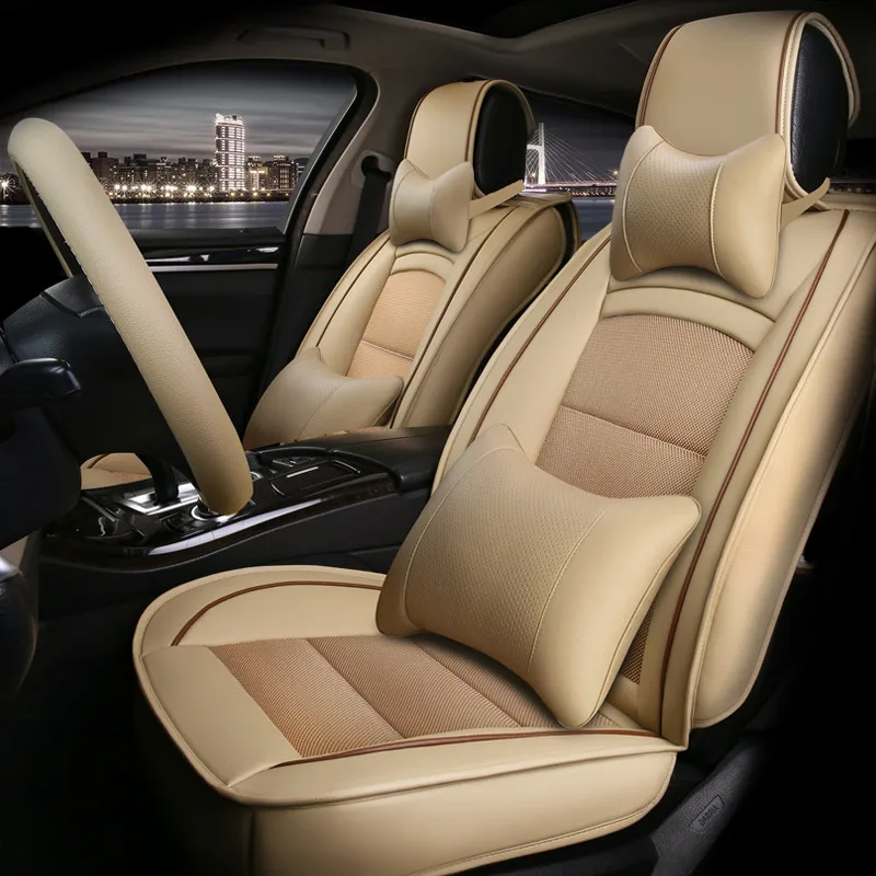 Высокое качество! Полный набор автокресла Чехлы для Volvo XC60 2016 2009 удобные дышащие