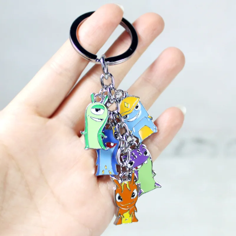 Розничная продажа 1 шт. мультфильм аниме Slugterra металлическая ий Брелок с