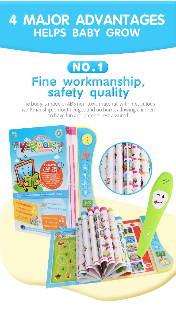 Многофункциональная электронная обучающая книга с Умной логикой ручка для