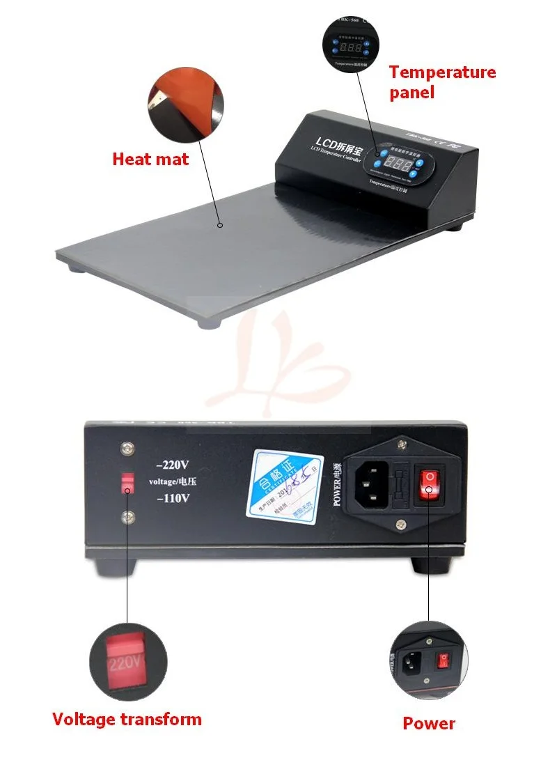 

LY-668 Pre-heater LCD Screen Open Separate Machine Repair Tool Separator for OCA iPhone Samsung Mobile Phone iPad Tablet