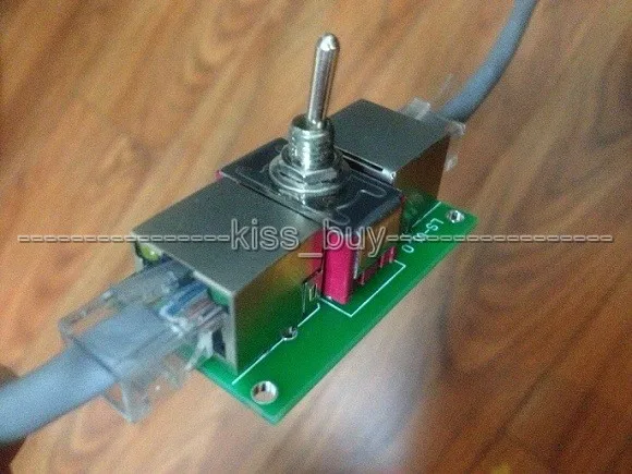 RJ45 кабель Управление переключатель переходник для гнезда миниджек сетка с