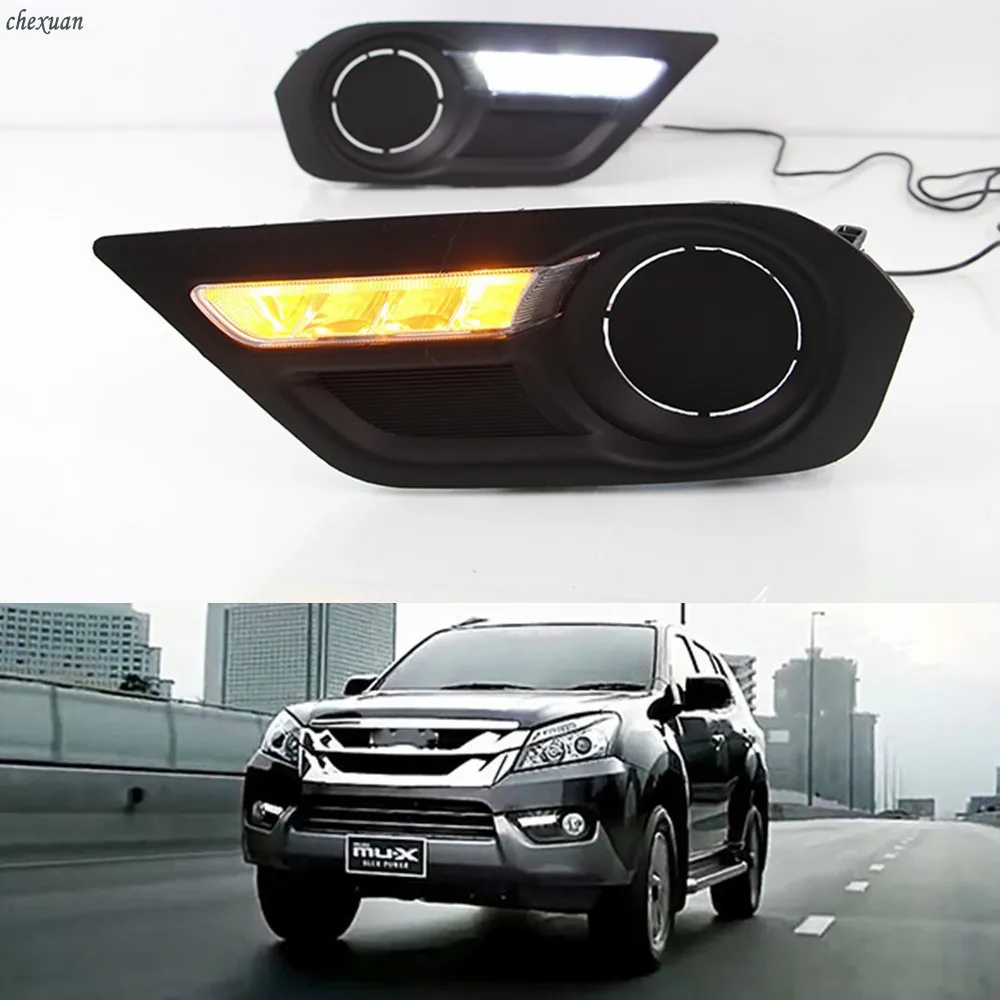 CSCSNL 1 комплект для ISUZU MU X 2015 2016 светодиодный ные дневные ходовые огни 12 В