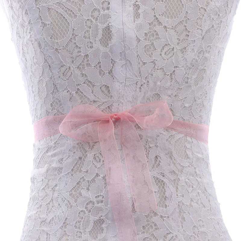 blush organza MissRDress Daimond свадебный пояс свадебный цветок с кристаллами Sash серебряные стразы свадебный пояс для невесты платья подружки невесты JK843 - Цвет: blush organza