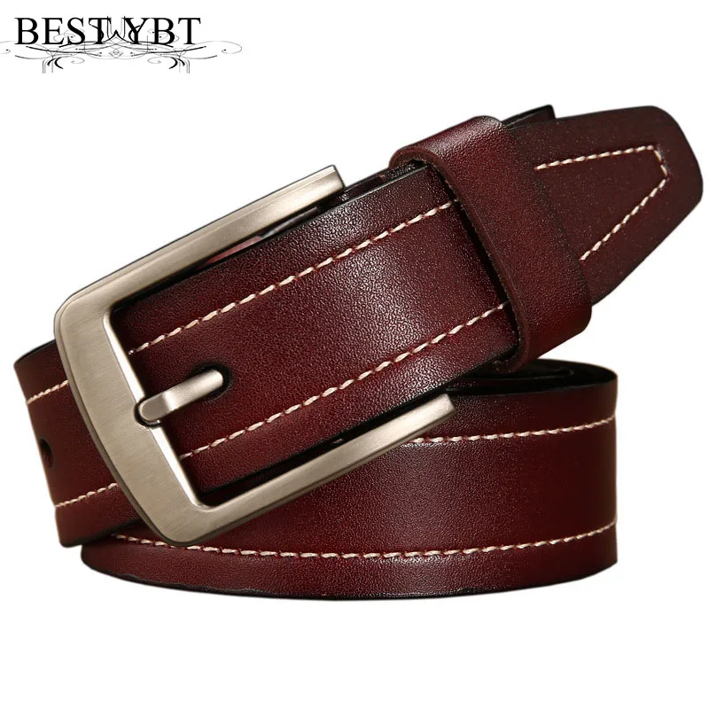 

Best YBT Men Belt Imitation leather Alloy Pin buckle Belt Business Affaris High Quality Hot Selling New Arrive Personality Belt