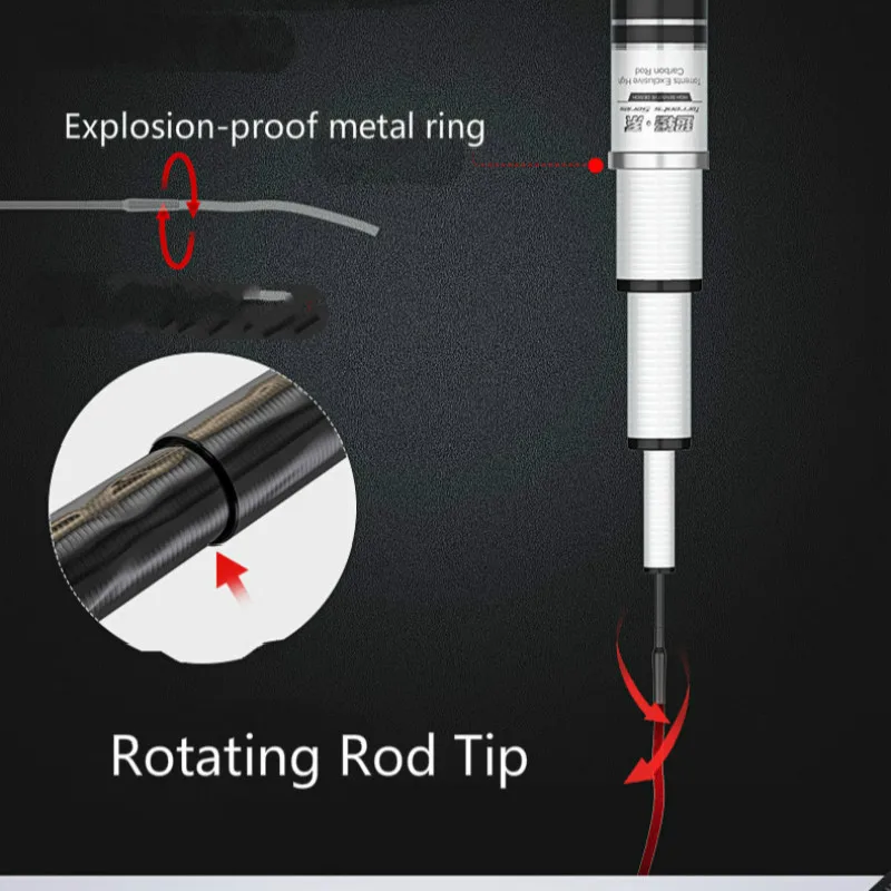 Удочка карбоновая ультрасветильник для ловли карпа 28 тонов | Спорт и развлечения