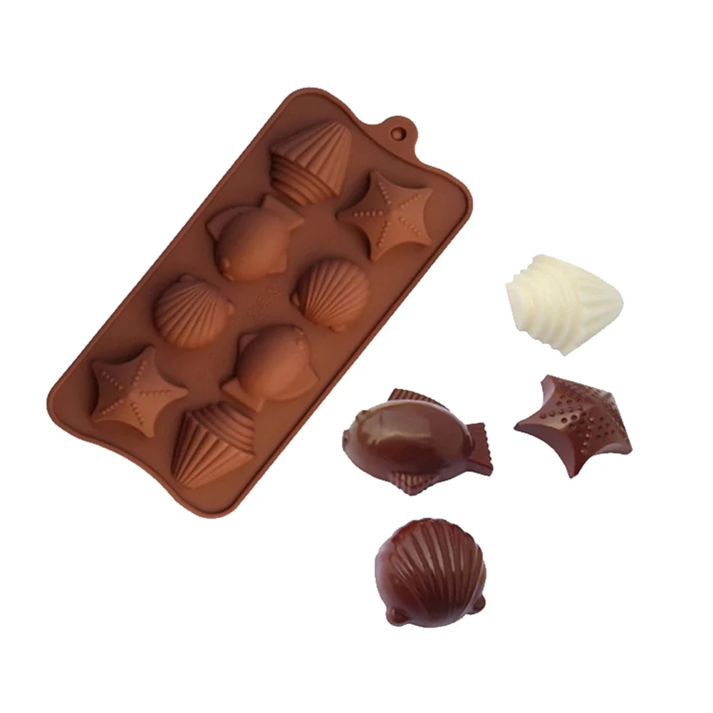 Милая романтическая силиконовая форма для торта с ракушками кухонного