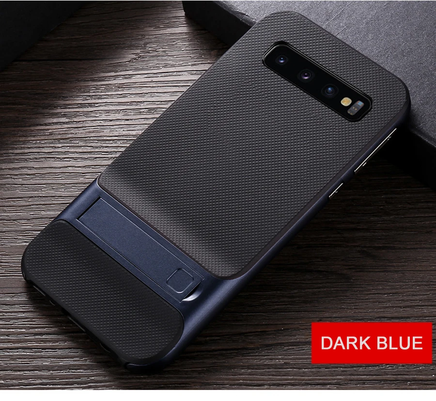 CAPSSICUM чехол с подставкой для samsung Galaxy S10 S10E Plus, чехол s PC, задняя крышка с подставкой для samsung S10 S10PLUS S10E