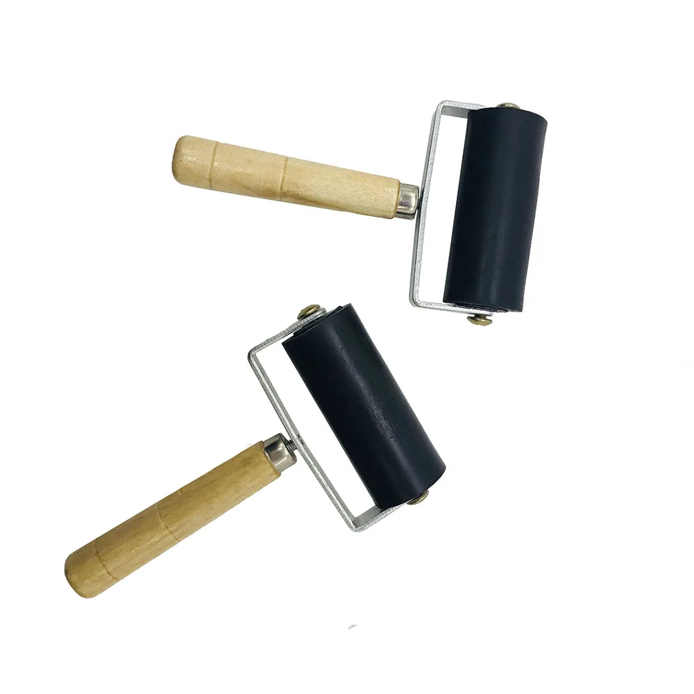 

6cm Ink Painting Printmaking Roller Children'S Engraving Tool Oil Painting Tool Brush Embossing Rubber Roller