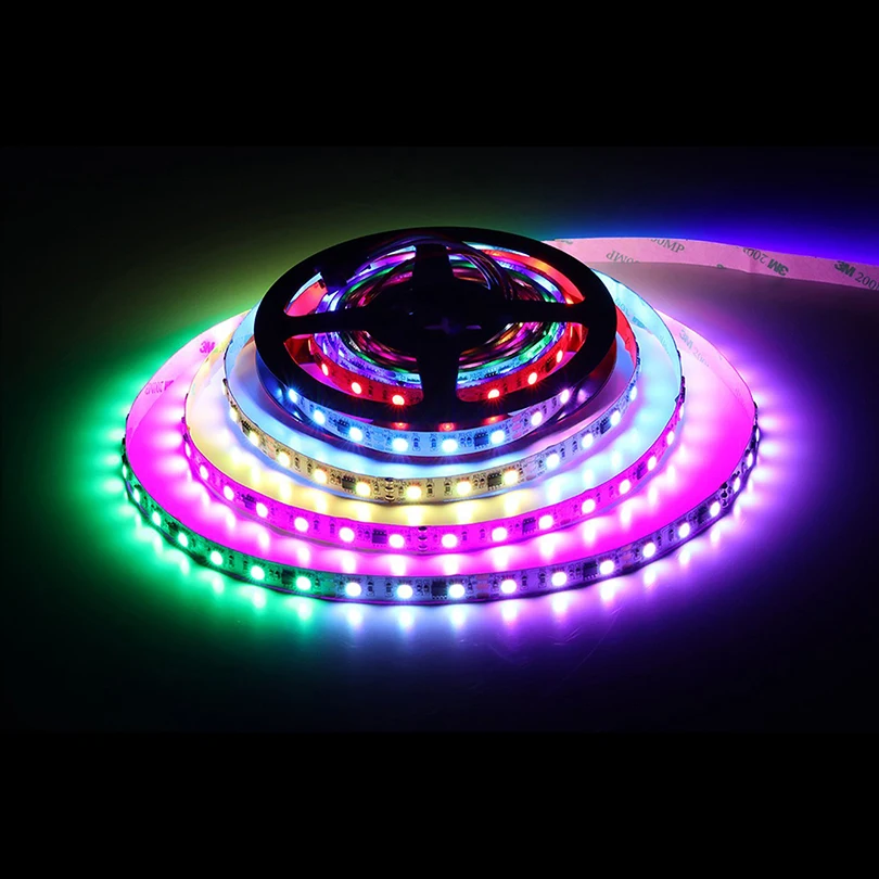 

WS2811 RGB Addressable LED Strip Light 12V DC 5m 300LEDs Dream Magic Color LED Lights for TV Backlight Outdoor Advertising Signs