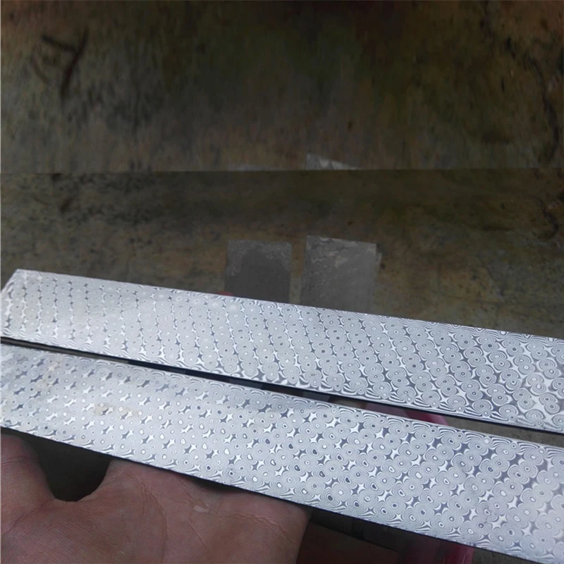Сырьевой материал нержавеющая сталь кованый дамасский узор стальная полоса нож
