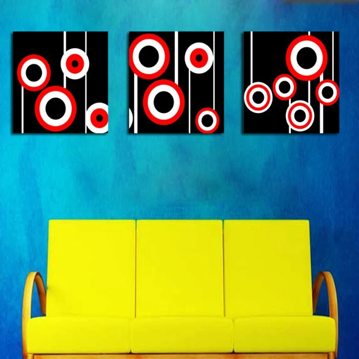

3 Panel Free Shipping Hot Sell Modern Wall Painting Abstract Modern Fashion Wall Art Pictures Painted On Canvas For Home Decor